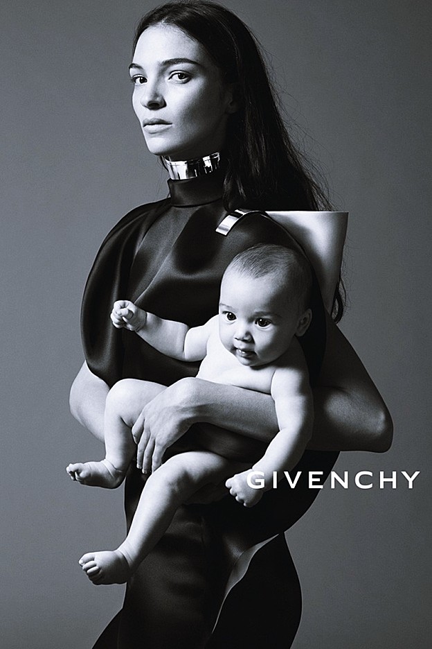 Model Mom Mariacarla Boscono still the face of Givenchy for the New Year