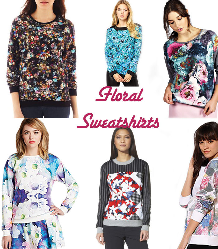 Obsessed with…FLORAL SWEATSHIRTS