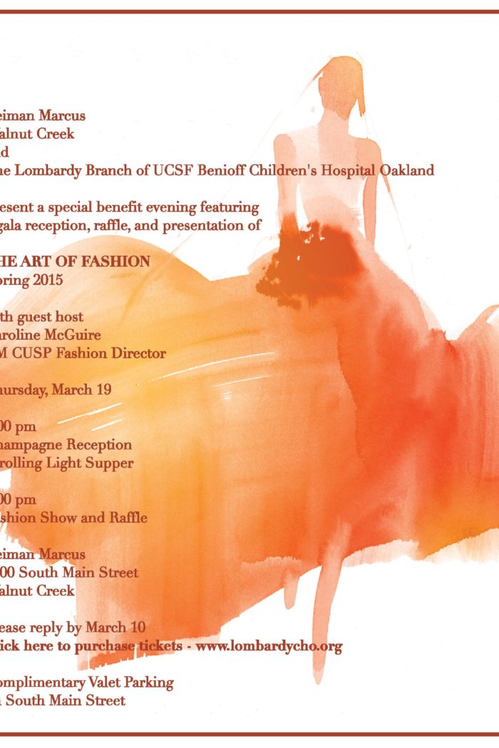 The Art of Fashion Gala benefiting Children’s Hospital Oakland
